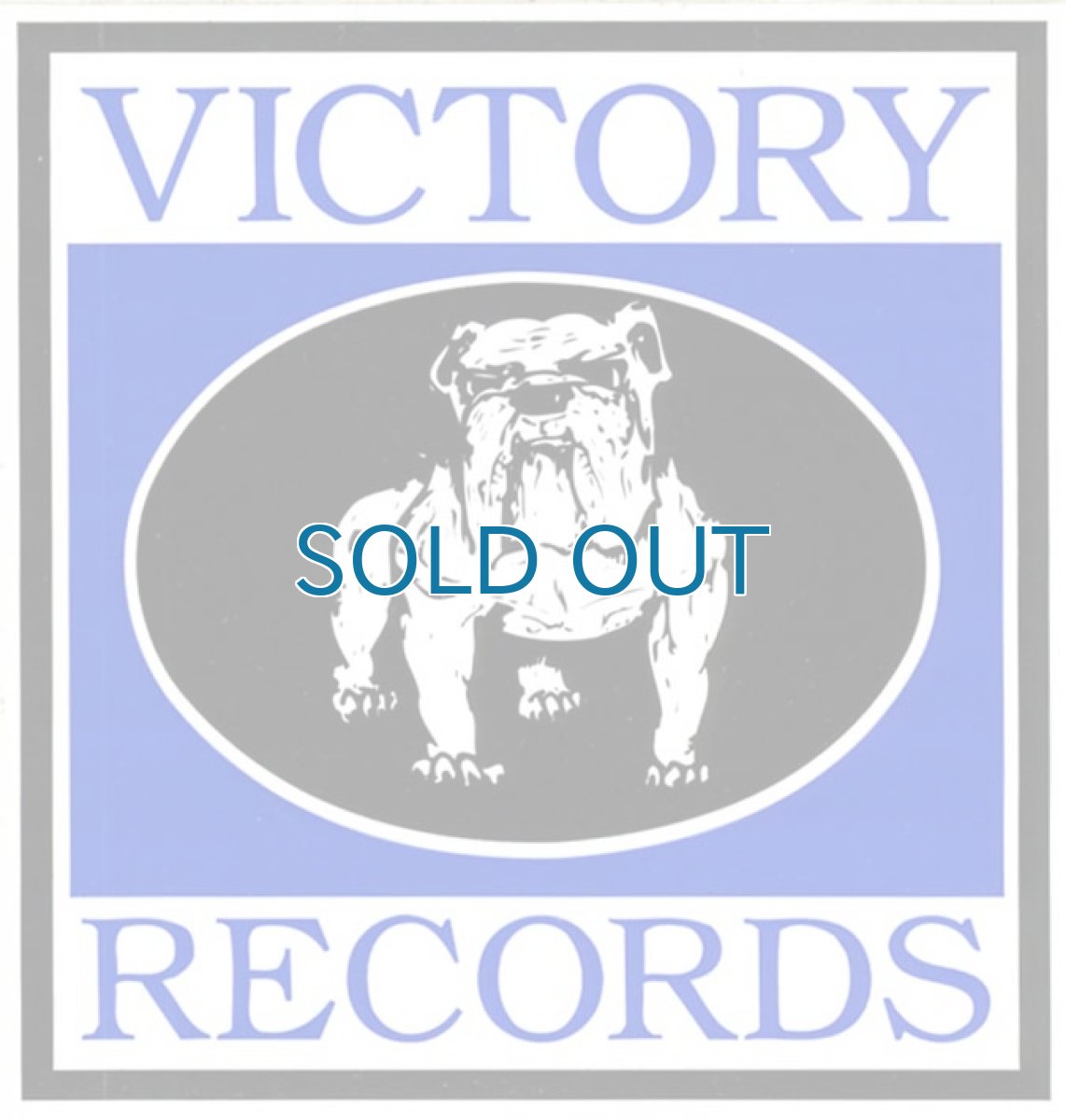 画像1: Victory Records / Blue, Black and White Logo ステッカー (1)