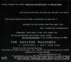 画像2: Suicide Machines / Sometimes I Don't Mind [Promo Single]【ユーズド】 (2)