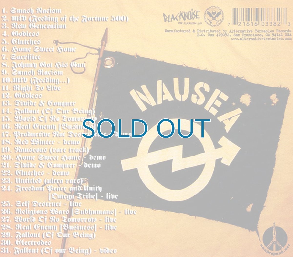 画像2: Nausea / Punk Terrorist Anthology Vol. 2 (2)