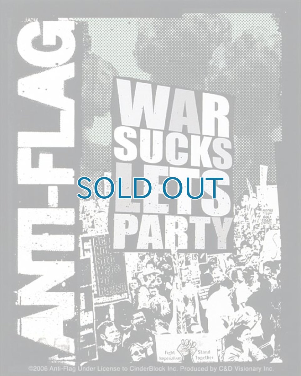 画像1: Anti-Flag / War Sucks ステッカー (1)