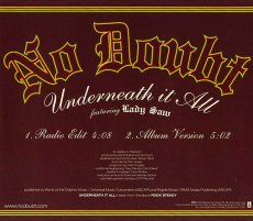 画像2: No Doubt / Underneath It All [Feat. Lady Saw] [Radio Edit] [Europe Orig.EP] [Promo CD | Interscope]【ユーズド】 (2)