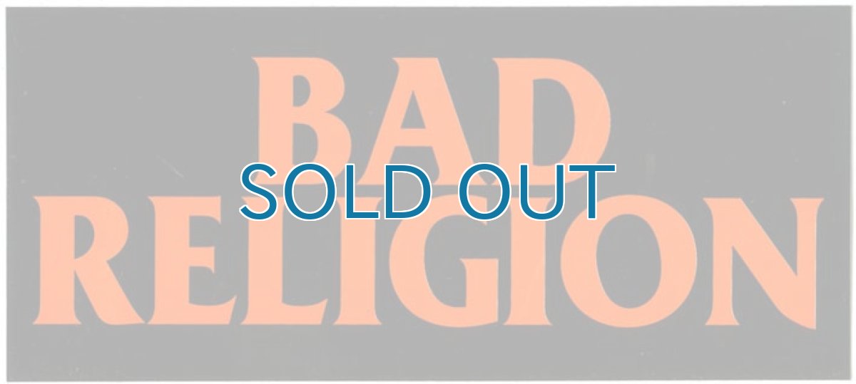 画像1: Bad Religion / Orange Logo ステッカー (1)