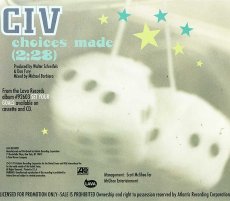 画像2: CIV / Choices Made [US Orig.EP] [Promo CD | Atlantic]【ユーズド】 (2)