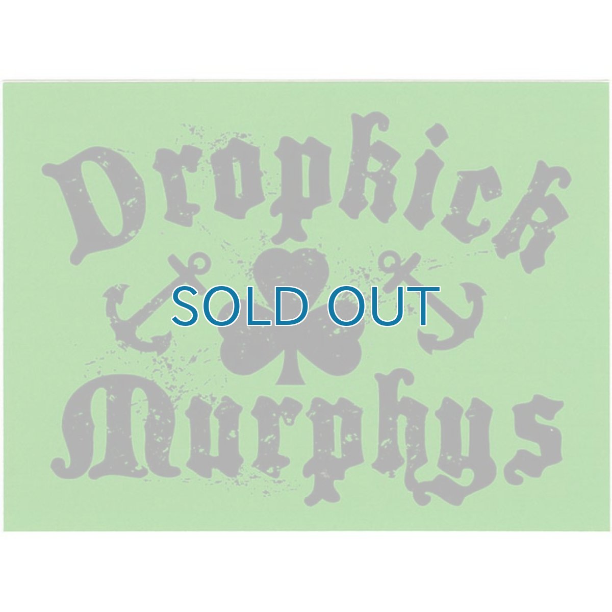 画像1: Dropkick Murphys / Shamrock & Anchor ステッカー (1)