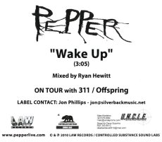 画像2: Pepper / Wake Up [US Orig.EP] [Promo CD | Law]【ユーズド】 (2)