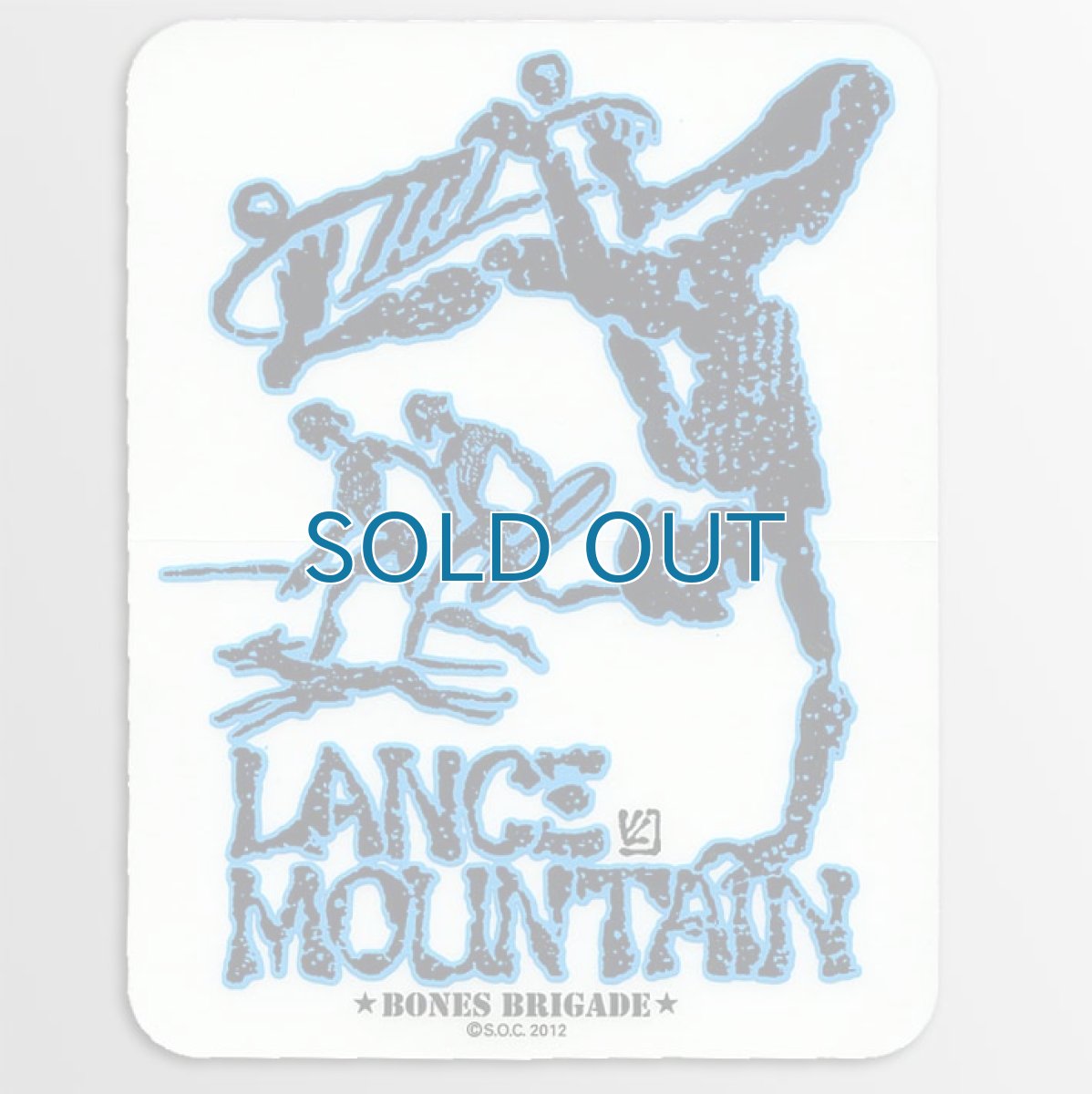 画像1: Powell Peralta Skateboards / Lance Mountain Future Primitive BL ステッカー (1)