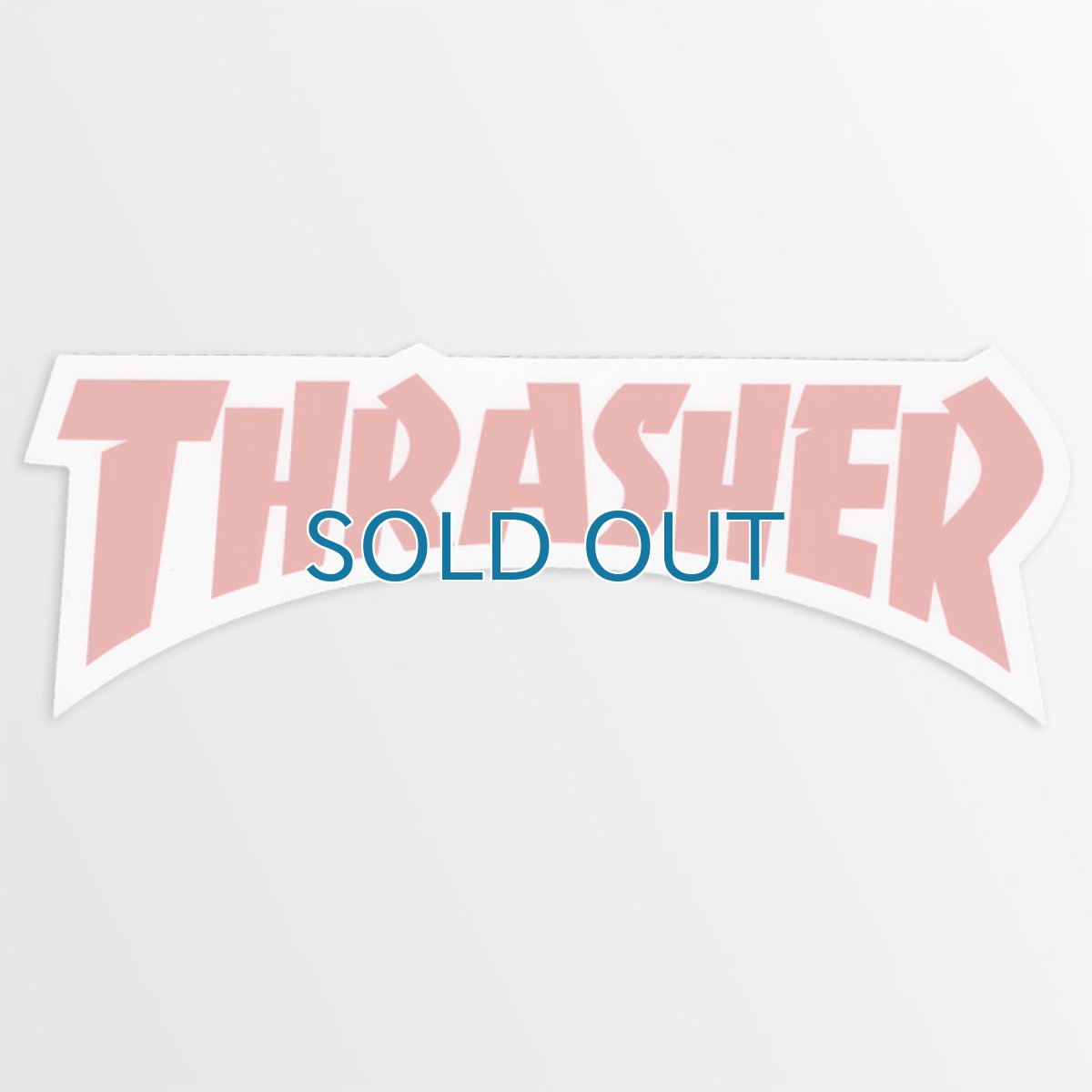 画像1: Thrasher Magazine / Thrasher Die Cut Logo RD ステッカー (1)