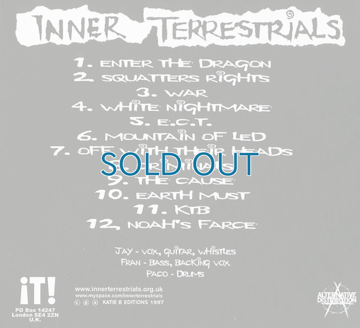 画像2: Inner Terrestrials ‎/ It! [Japanese Version] (2)