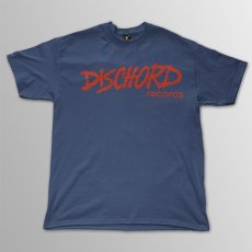 画像1: Dischord Records / Old Dichord Logo ブルー T/S (1)