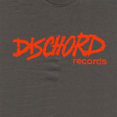 画像2: Dischord Records / Old Dichord Logo チャコール/レッド T/S (2)
