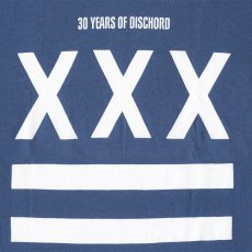 画像3: Dischord Records / XXX Dischord 30th Anniversary ブルー ロングT/S (3)