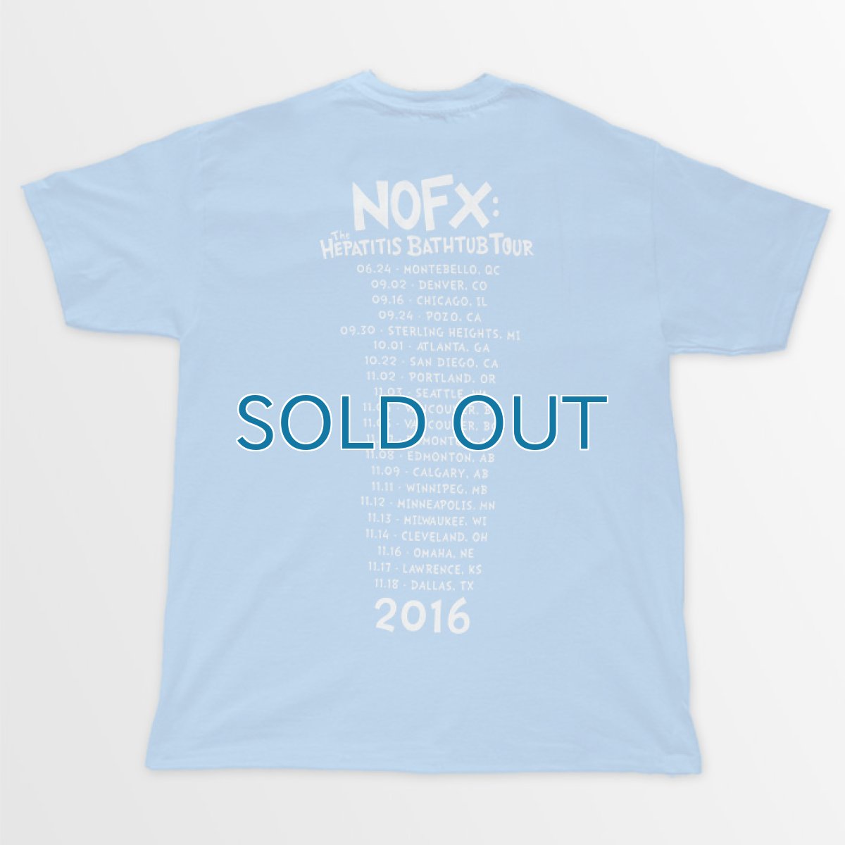 画像2: NOFX / Bathtub Tour T/S (2)