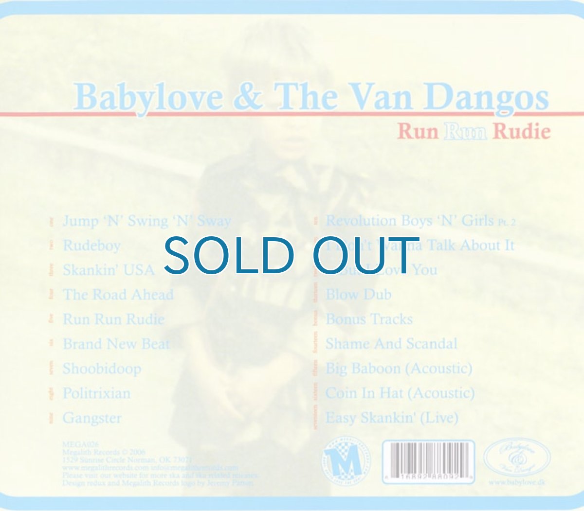 画像2: Babylove & The Van Dangos / Run Run Rudie (2)