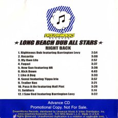 画像1: Long Beach Dub Allstars / Right Back [US Orig.LP] [Promo CD | DreamWorks]【ユーズド】 (1)