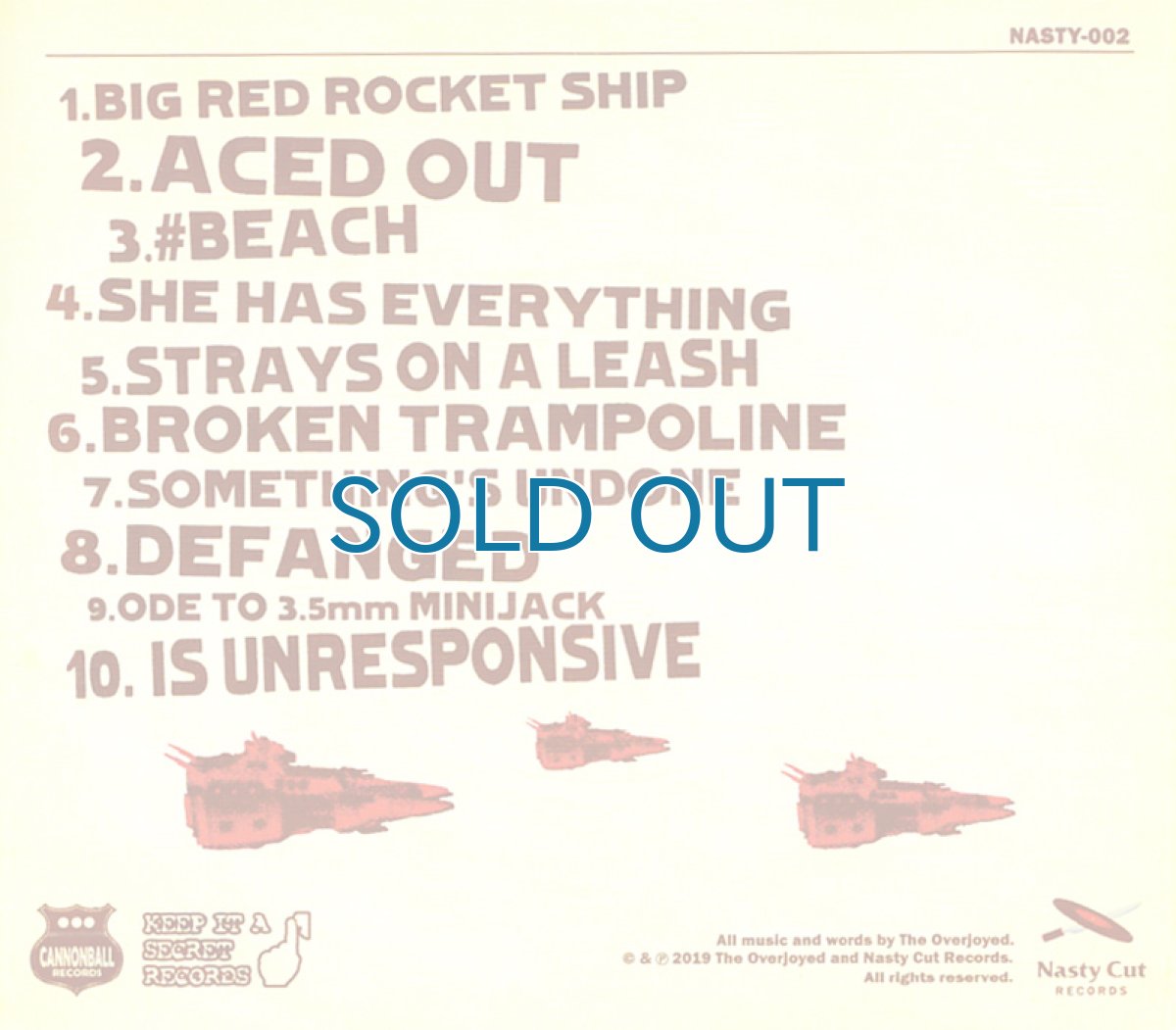 画像2: The Overjoyed / Aced Out (2)