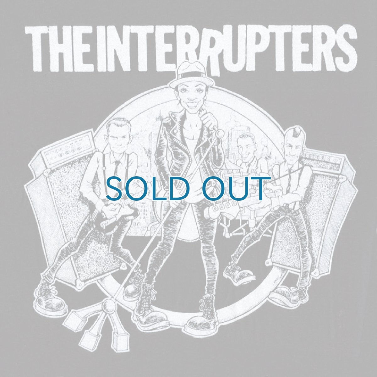 画像2: The Interrupters / Cartoon Band B&W T/S (2)