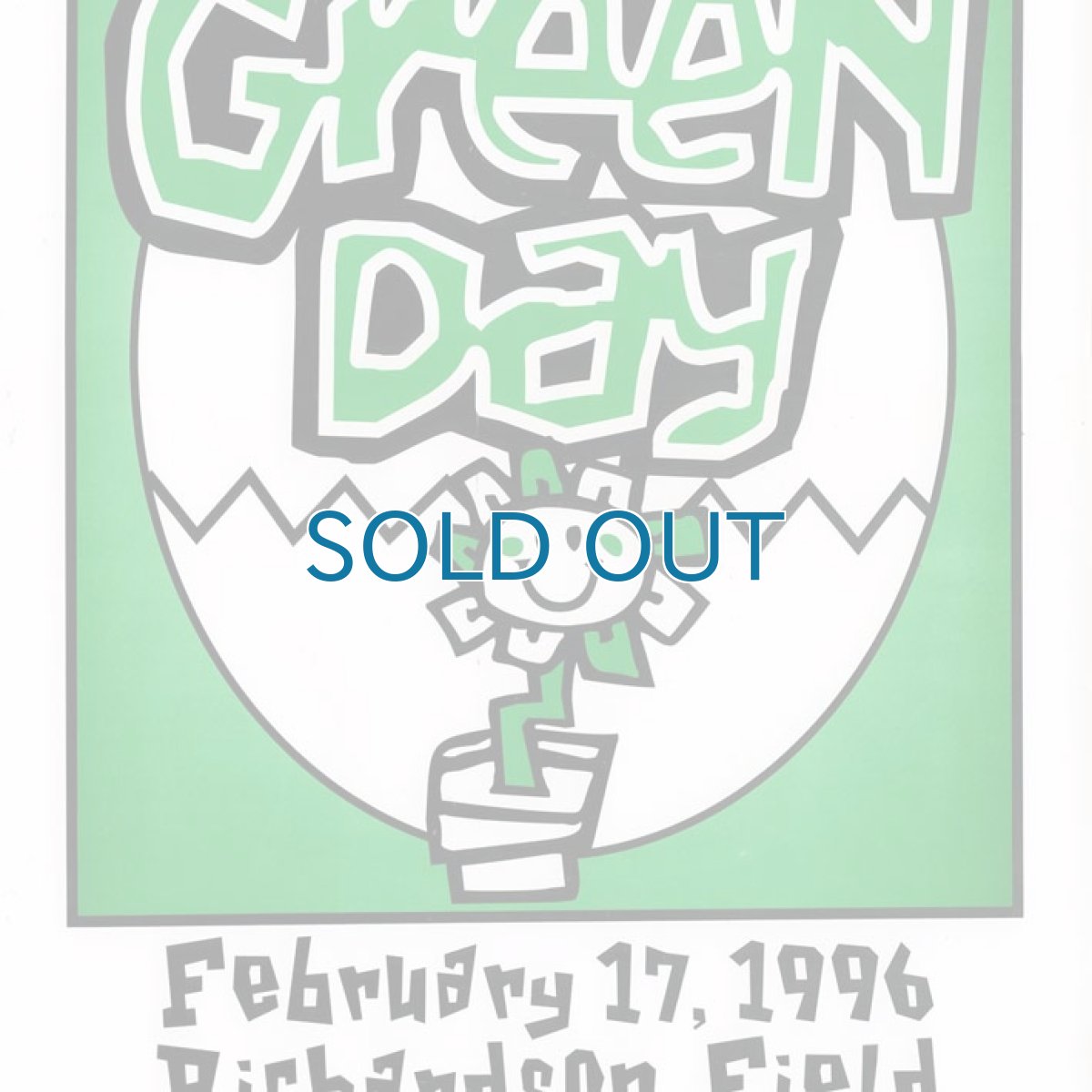 画像3: Green Day / Feb 17, 1996 Richardson Field ポスター (3)