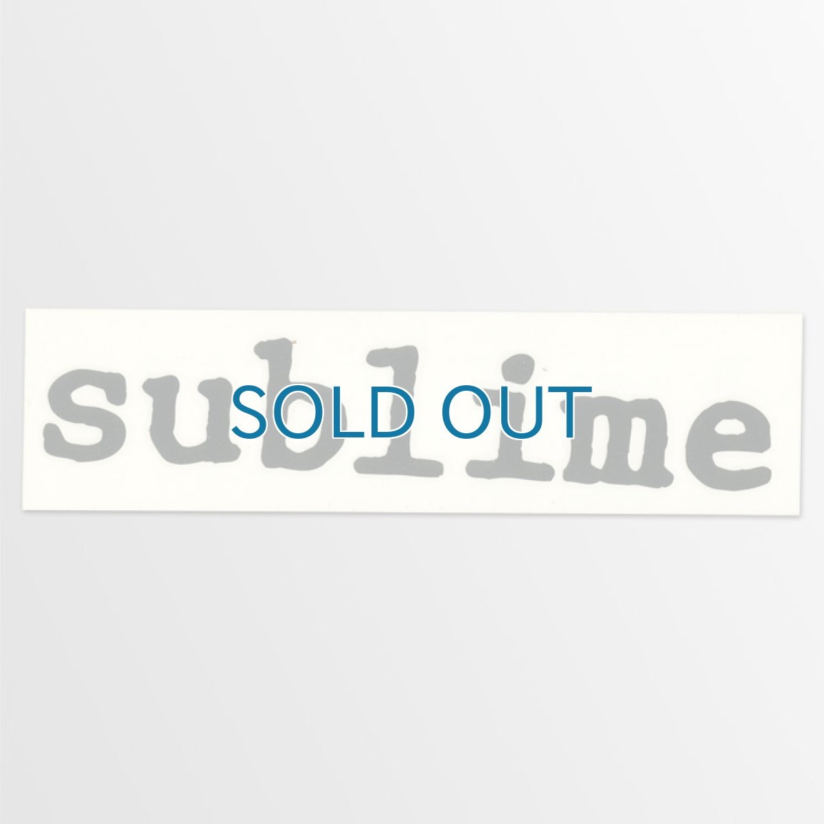 画像1:  Sublime / Courier Logo ブラック ステッカー (1)