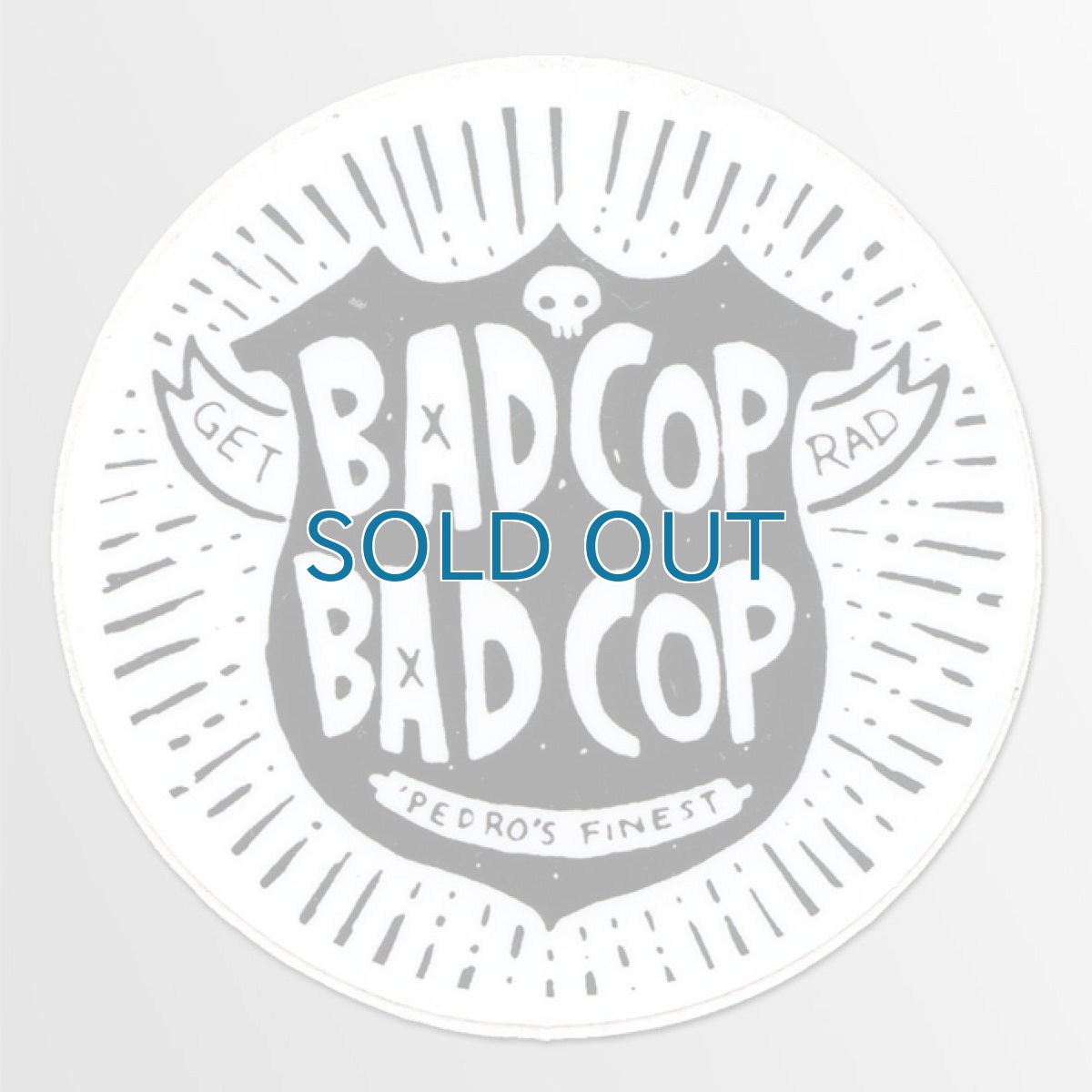 画像1: Bad Cop Bad Cop / Get Rad ステッカー (1)
