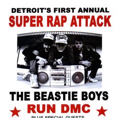 画像2: Beastie Boys /  Detroit 1987 ポスター [w/ Run DMC, Afrika Bambaataa, Grandmaster Flash and the Furious Five] (2)
