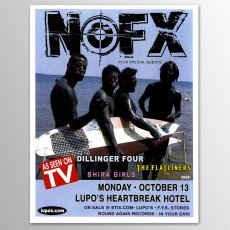 画像1: NOFX / Lupo's 2008 ポスター [w/ Dillinger Four, The Flatliners] (1)