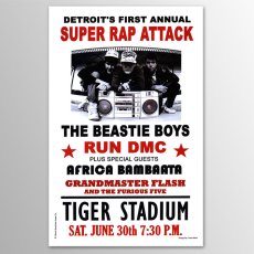 画像1: Beastie Boys /  Detroit 1987 ポスター [w/ Run DMC, Afrika Bambaataa, Grandmaster Flash and the Furious Five] (1)