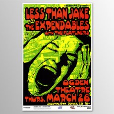 画像1: Less Than Jake /  Denver 2009 ポスター [w/ The Expednables, The Flatliners] (1)