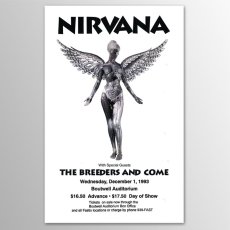 画像1: Nirvana / Boutwell Auditorium 1993 ポスター (1)