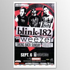 画像1: Blink-182 / Denver 2009 ポスター [w/ Weezer, Talking Back Sundaay, Chester French] (1)