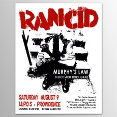 画像1: Rancid /  Lupos 2008 ポスター [w/ Murphy's Law, Bloodshot Hooligans] (1)
