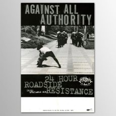 画像1: Against All Authority / 24 Hour Roadside Resistance ポスター (1)