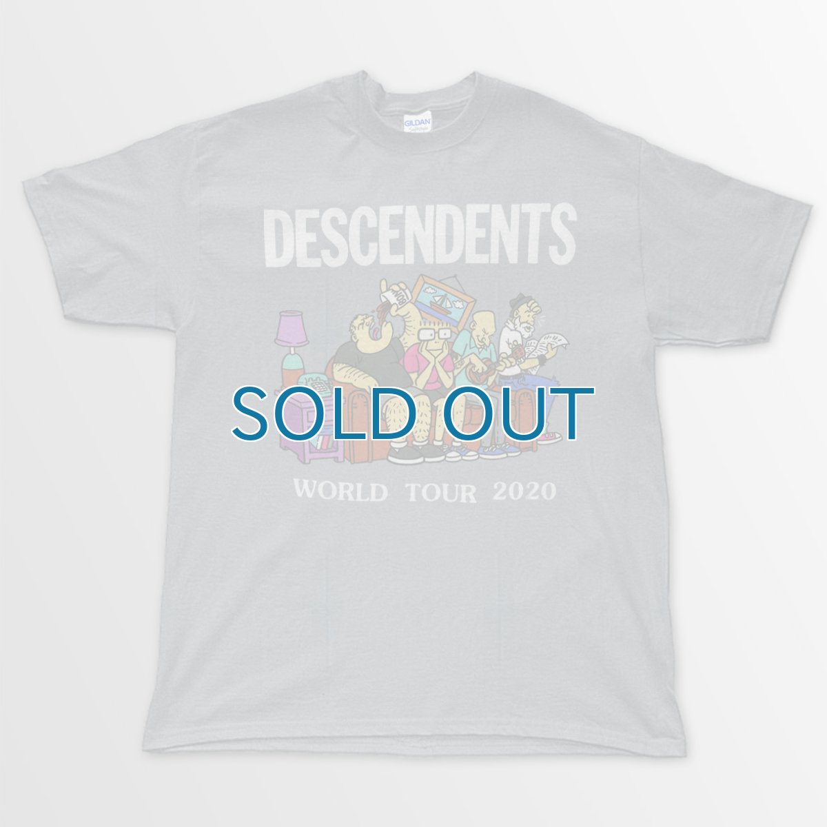 画像1: Descendents / World Tour 2020 グレー T/S (1)