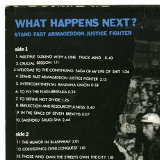 画像7: What Happens Next? / Stand Fast Armageddon Justice Fighter [12inch アナログ]【ユーズド】 (7)