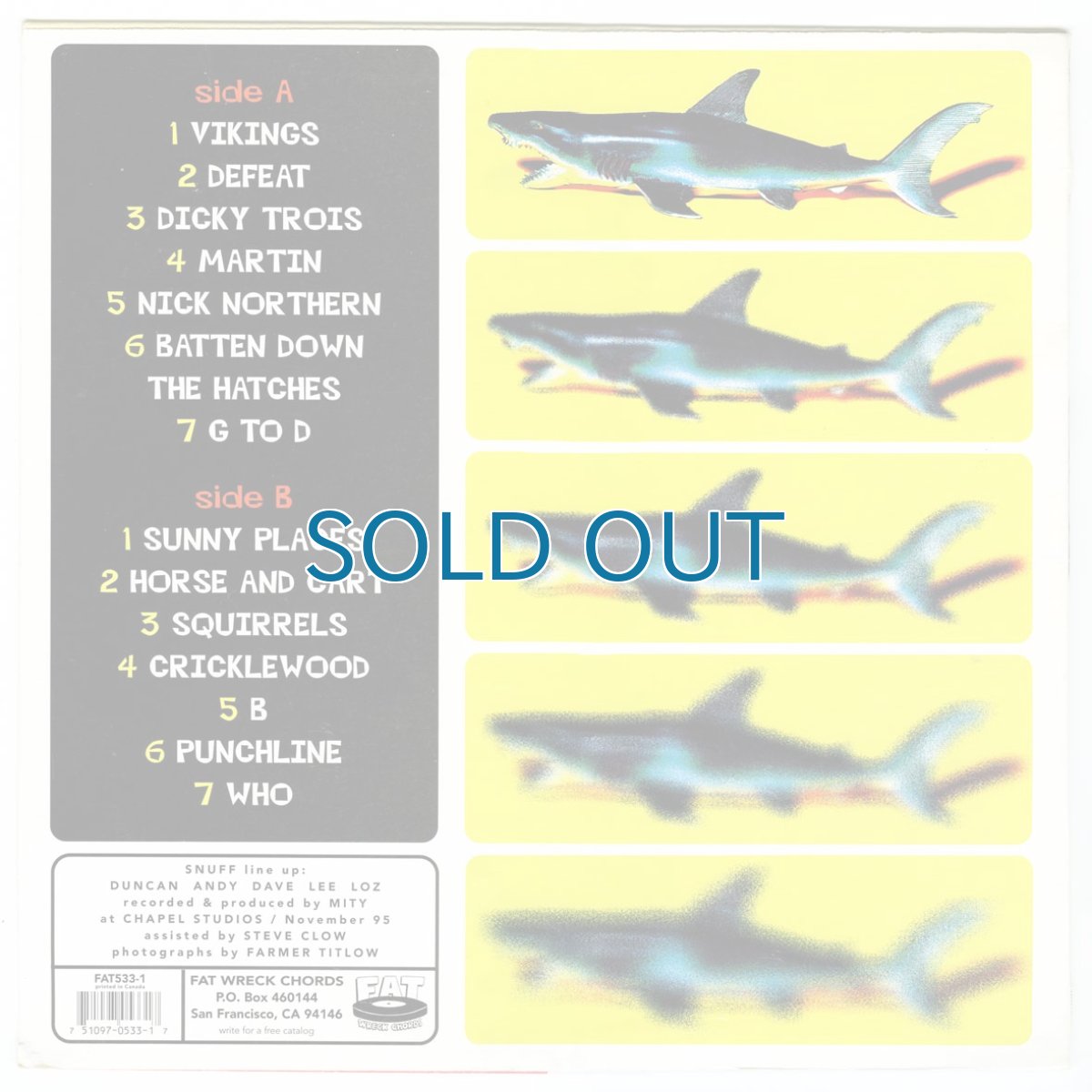 画像2: Snuff / Demmamussabebonk [12inch アナログ・オリジナル盤]【ユーズド】 (2)