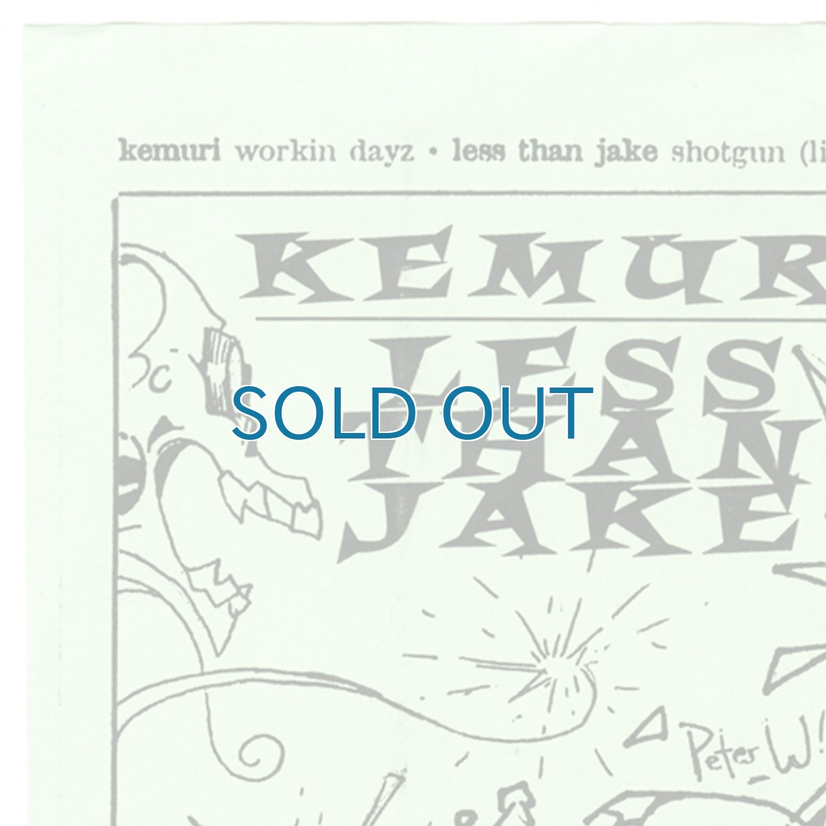 画像8: Less Than Jake - Kemuri / Split [7inch アナログ・ラズベリー盤]【ユーズド】 (8)