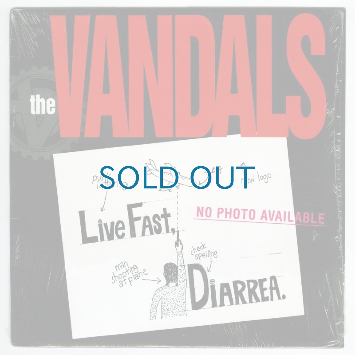 画像1: The Vandals / Live Fast, Diarrhea [12inch アナログ 1995オリジナル盤]【ユーズド】 (1)