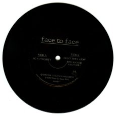 画像3: Face To Face / No Authority [7inch アナログ]【ユーズド】 (3)