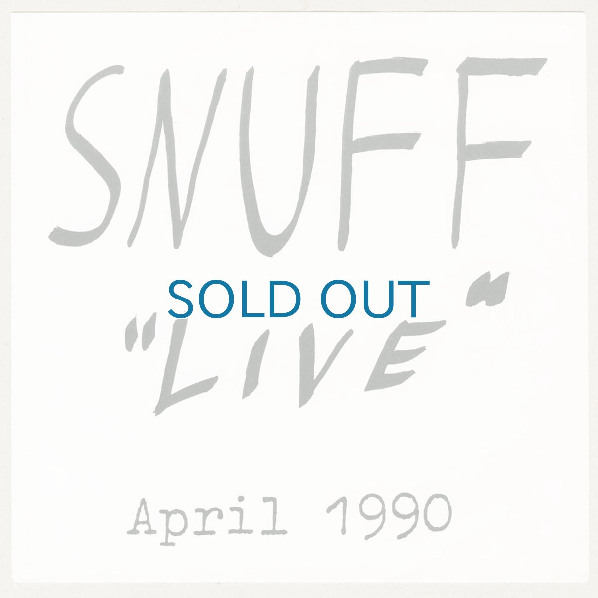 画像1: Snuff / "Live" April 1990 [7inch アナログ]【ユーズド】 (1)