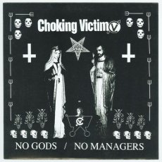 画像1: Choking Victim / No Gods No Managers [US Orig.LP+Inner+No Barcode] [12inch | Hellcat]【ユーズド】 (1)