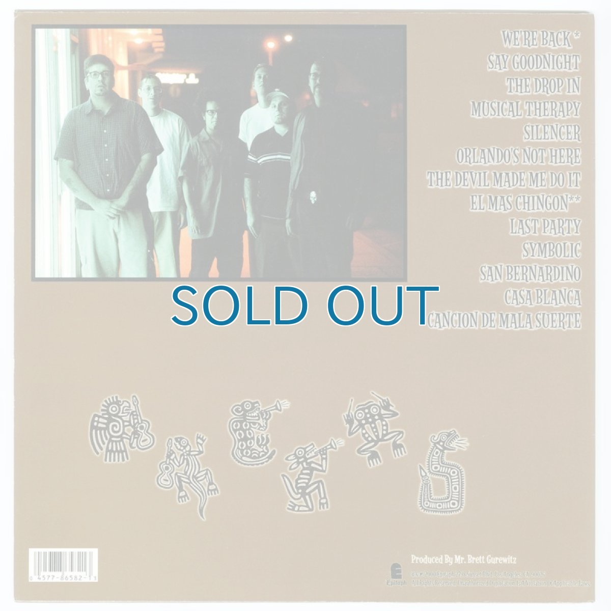 画像2: Voodoo Glow Skulls / Symbolic [12inch アナログ|クリア・オレンジ盤]【ユーズド】 (2)