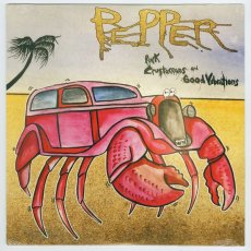 画像1: Pepper / Pink Crustaceans And Good Vibrations [US Repress LP+Inner, Clear Blue] [12inch | Law]【新品】 (1)