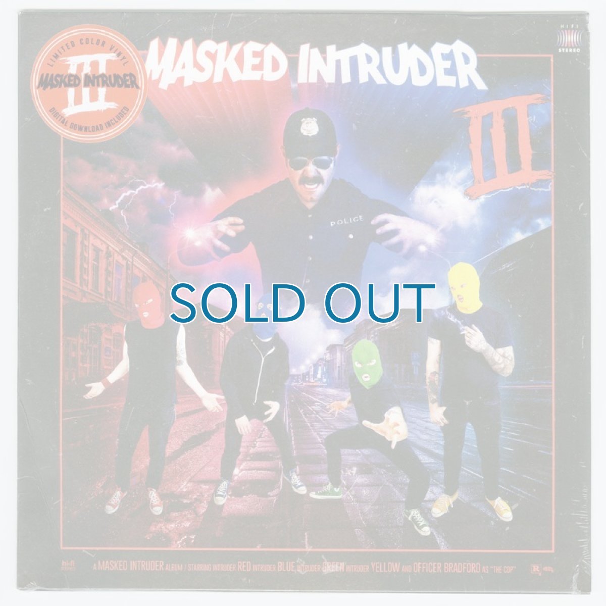 画像1: Masked Intruder / III [US Org. LP Color Vinyl] [12inch | Pure Noise]【新品】 (1)