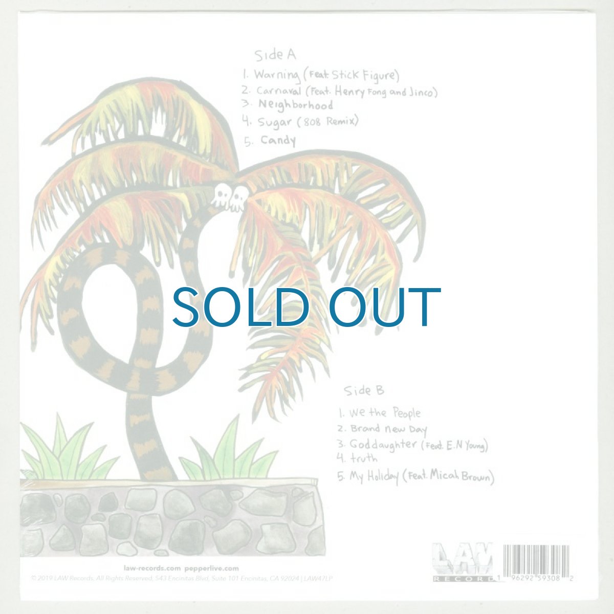 画像3: Pepper / Local Motion [US Orig.LP+Inner | Clear Yellow] [12inch | Law]【新品】 (3)