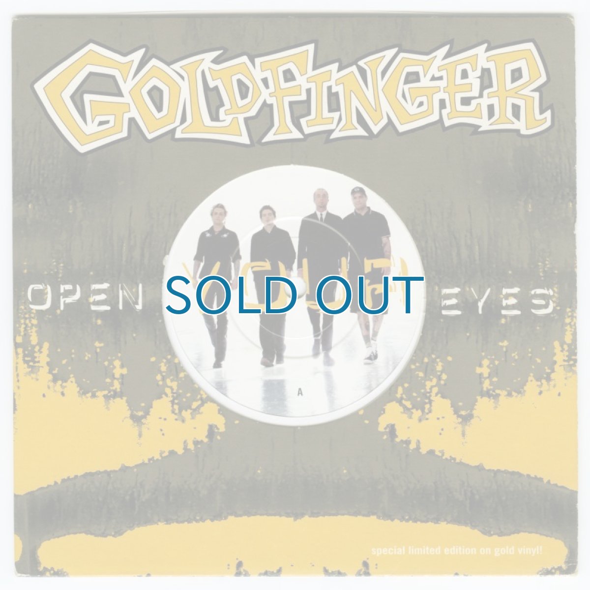 画像1: Goldfinger / Open Your Eyes [UK Orig.EP | Limited Edition Gold] [7inch | Mojo]【ユーズド】 (1)