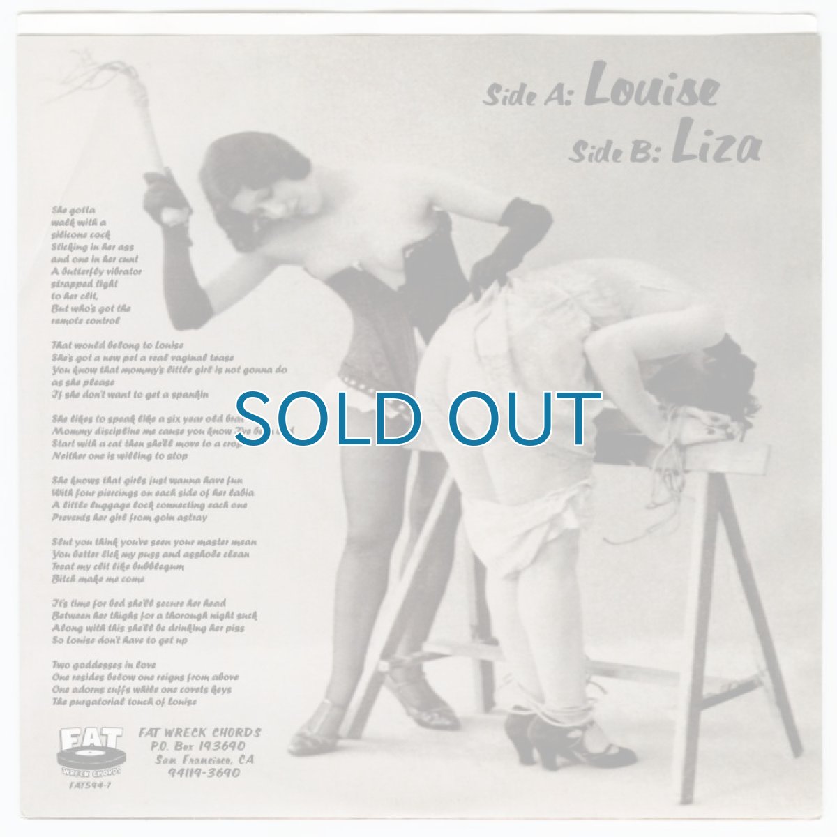 画像2: NOFX / Louise And Liza [US Orig.EP | Purple] [7inch | Fat Wreck]【ユーズド】 (2)