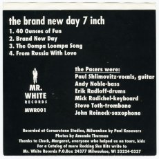 画像2: The Pacers ‎/ The Brand New Day [US Orig.EP| ブラウンクリア盤] [7inch | Mr. White]【ユーズド】 (2)