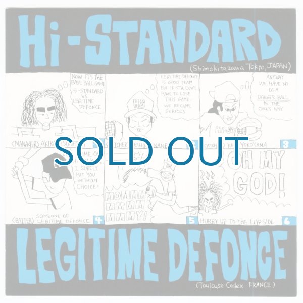 Hi-Standard | Legitime Defonce / Split [JPN Orig.EP] [7inch | HG 