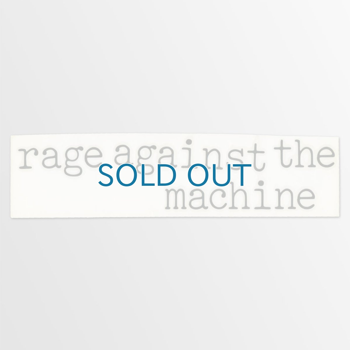 画像1: RATM / Vinyl Cut Logoブラック ステッカー (1)