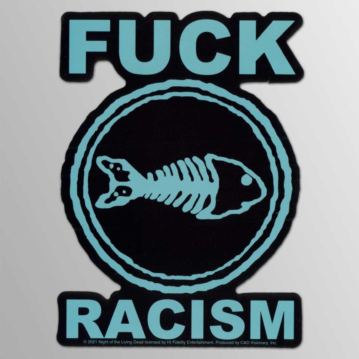 画像1: Fishbone  / Fuck Racism ステッカー (1)