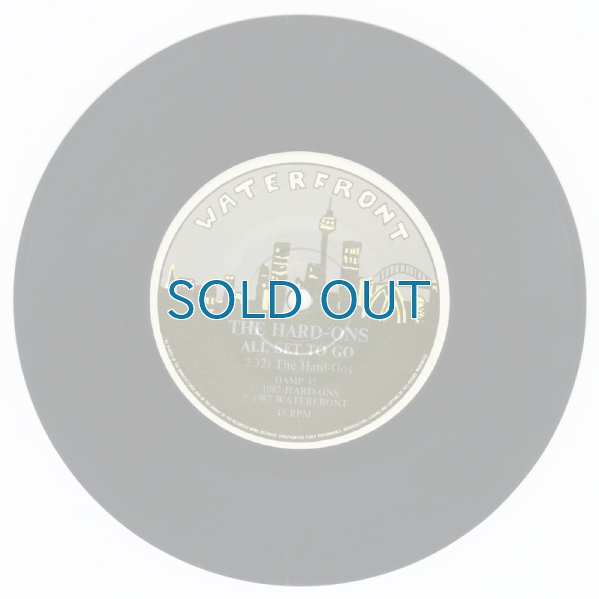 画像4: The Hard-Ons / All Set To Go [Australia Orig. | Red/Yellow Sleeve] [7inch | Waterfront]【ユーズド】 (4)